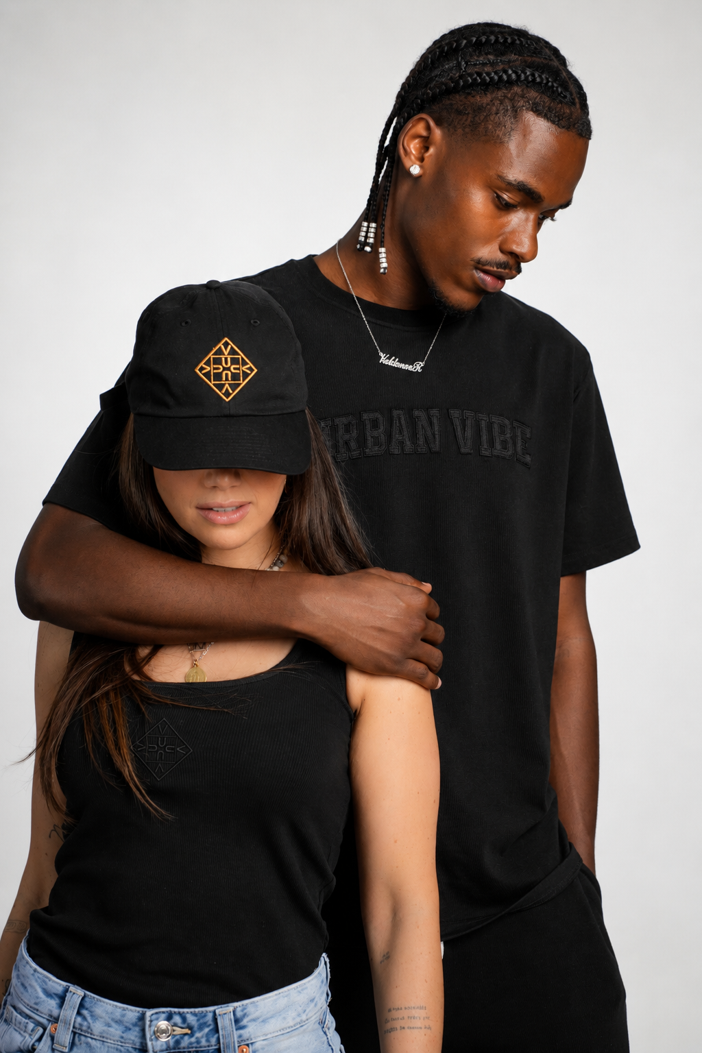 Boné UV Preto