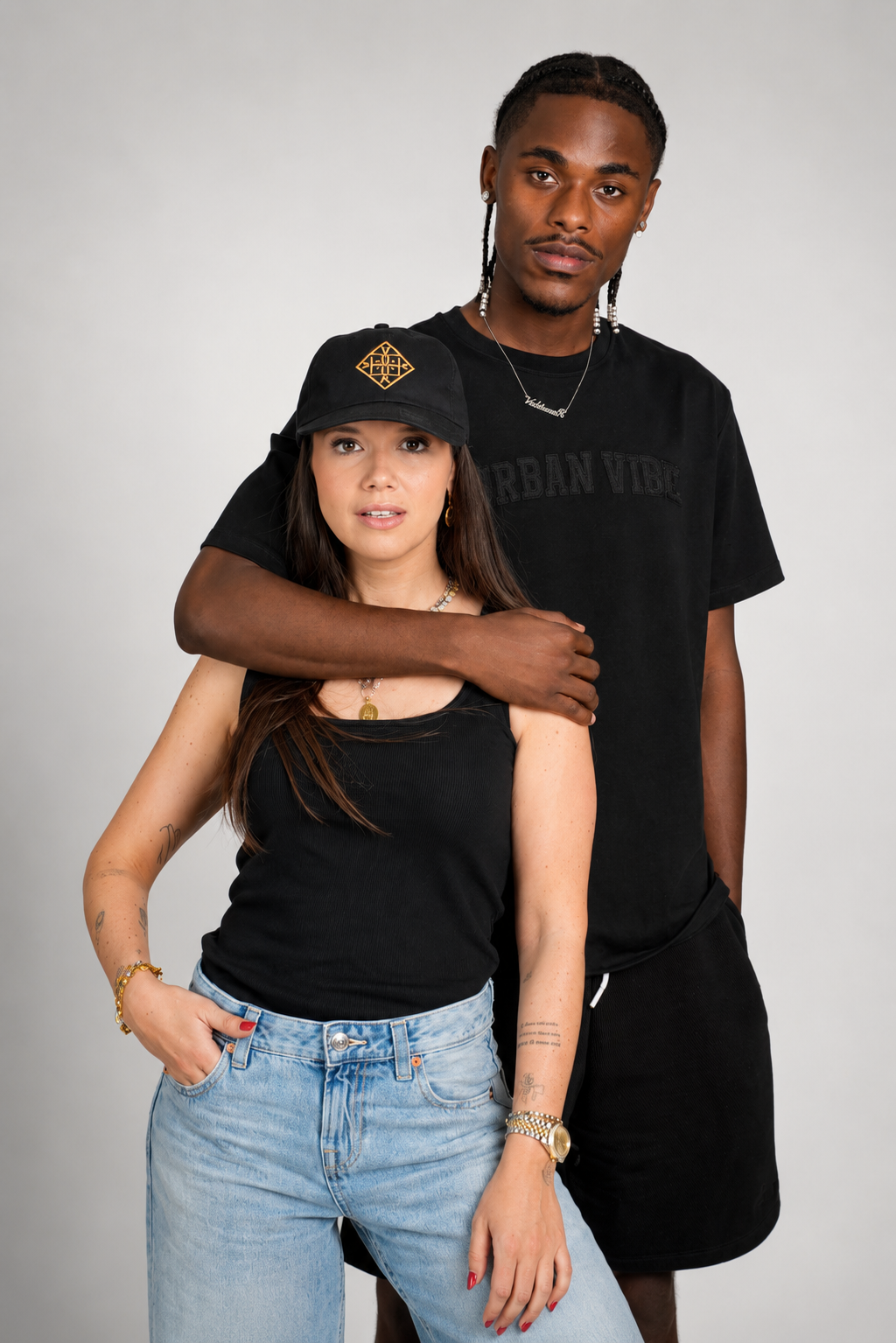 Boné UV Preto