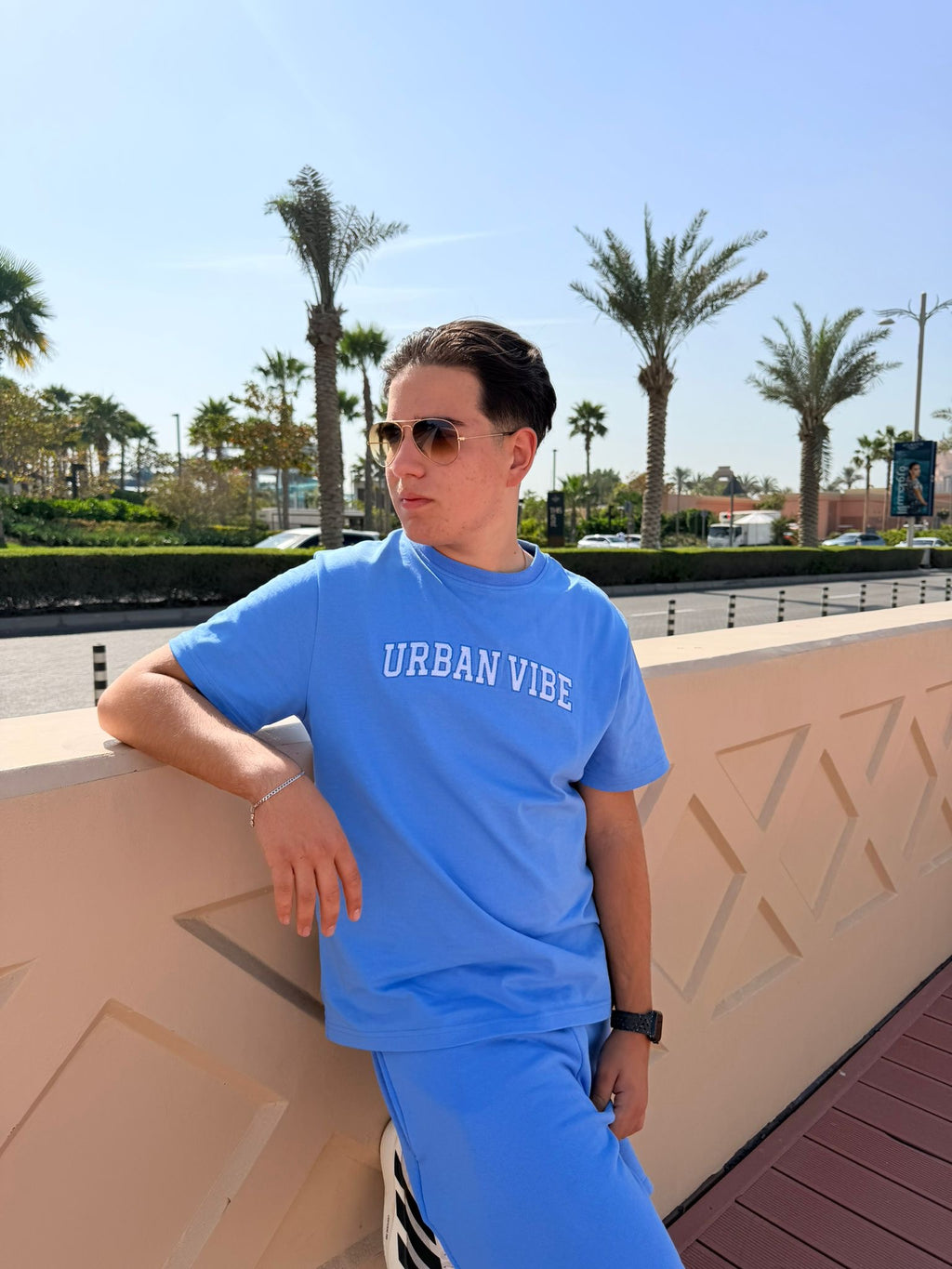 T-shirt Urbanvibe Azul