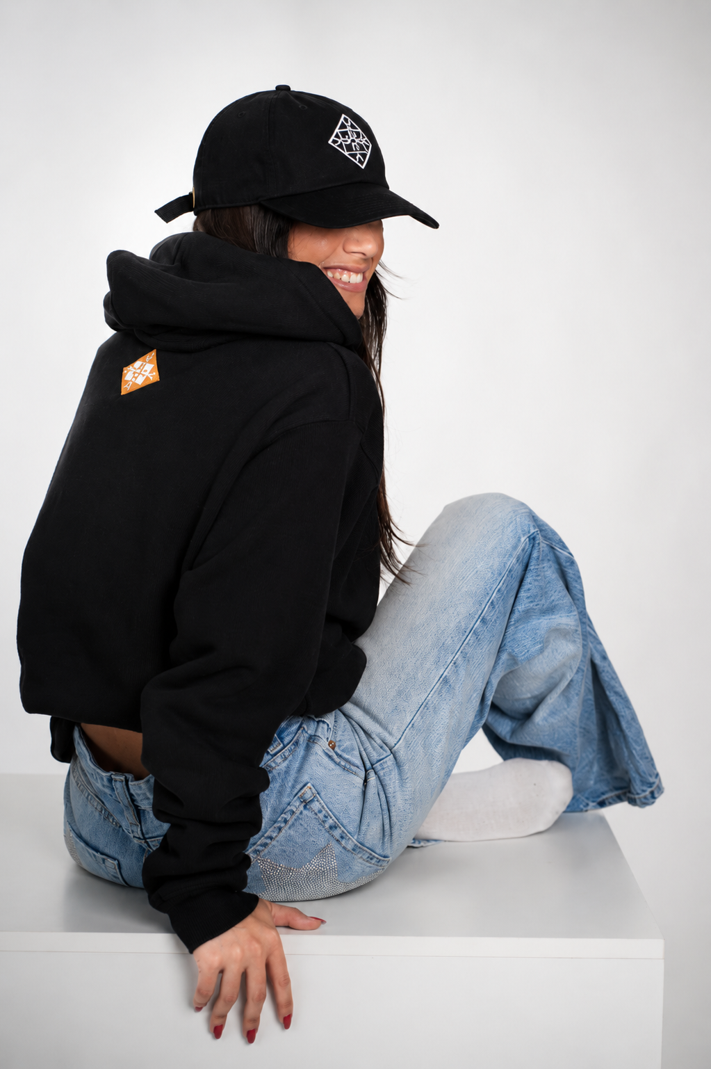Boné UV Preto