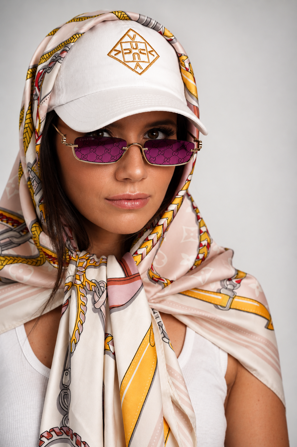 Boné UV Branco