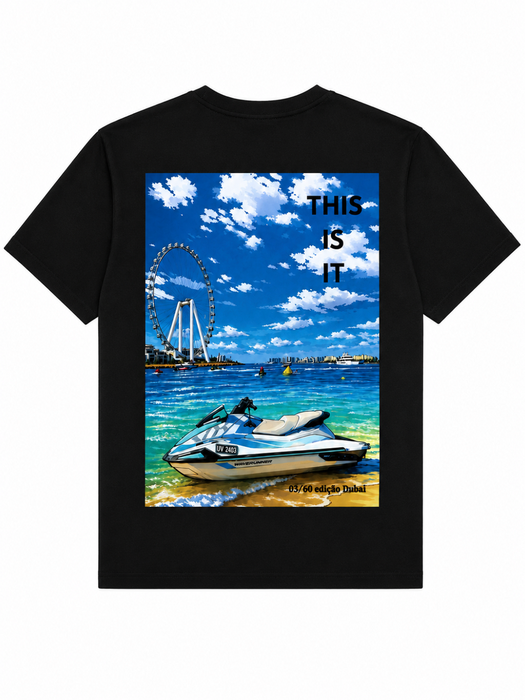 T-shirt Preta UV Special Edition