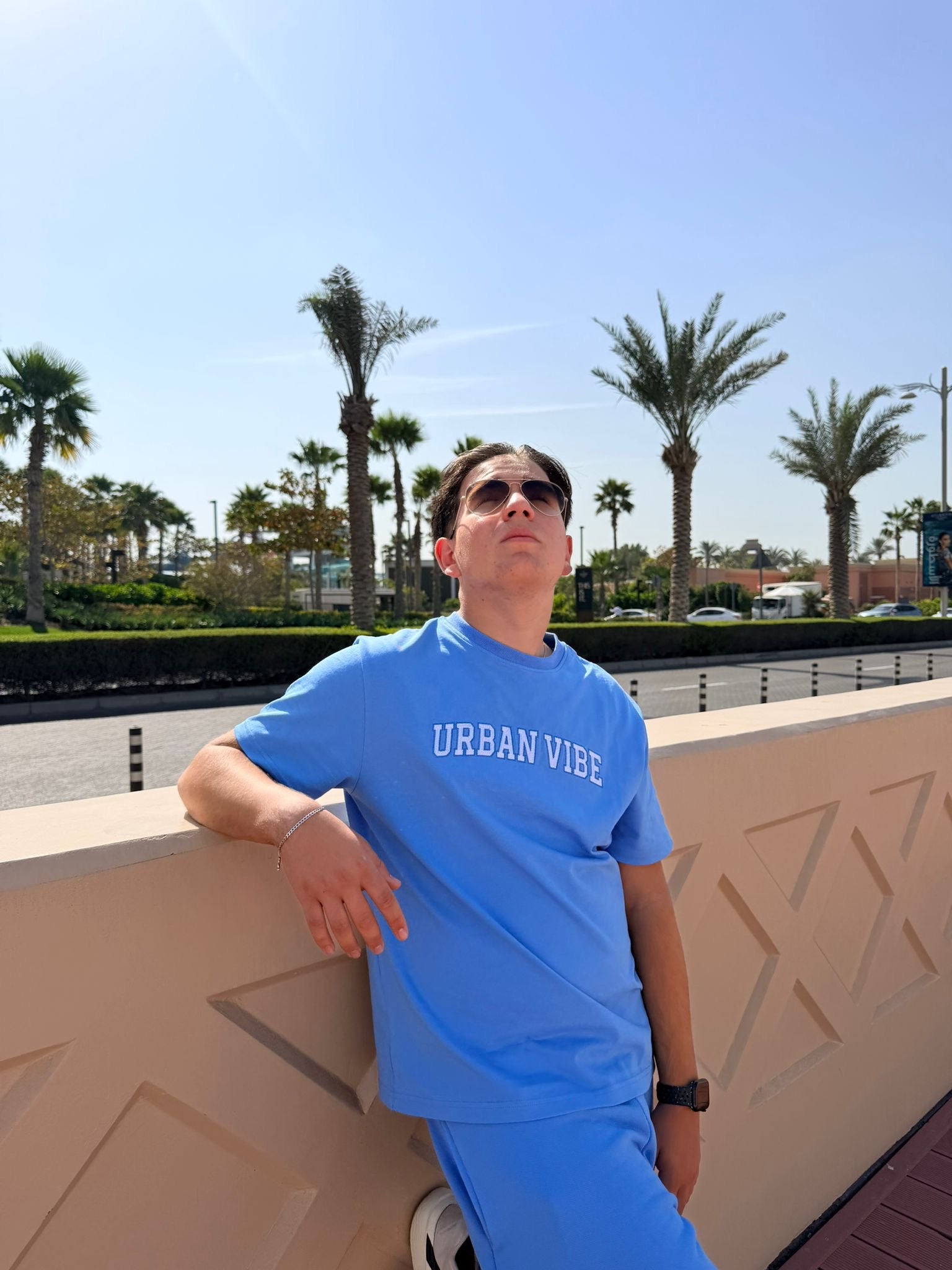 T-shirt Urbanvibe Azul